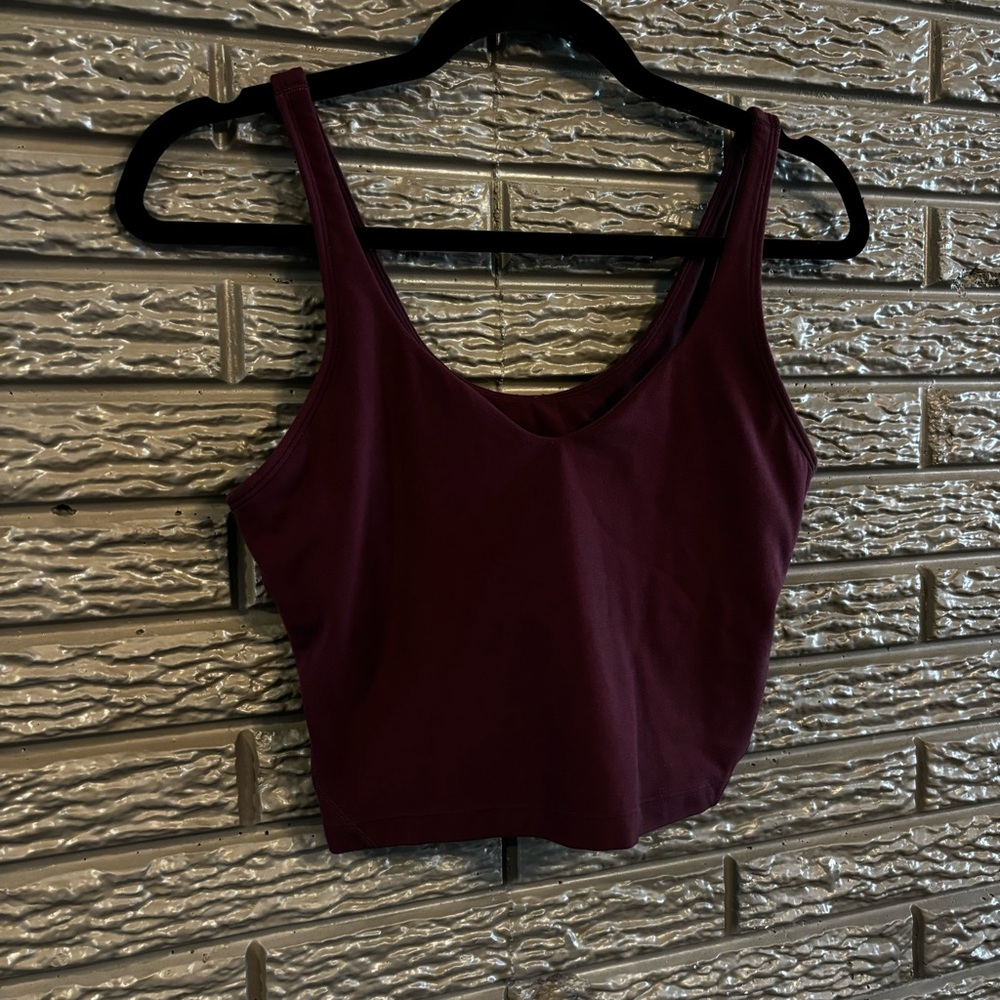 Lululemon Workout Top with Built-in Bra - Picture 3 of 5